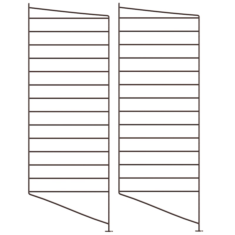 String Panels Floor 30x85 cm 2-pack, Dark Brown