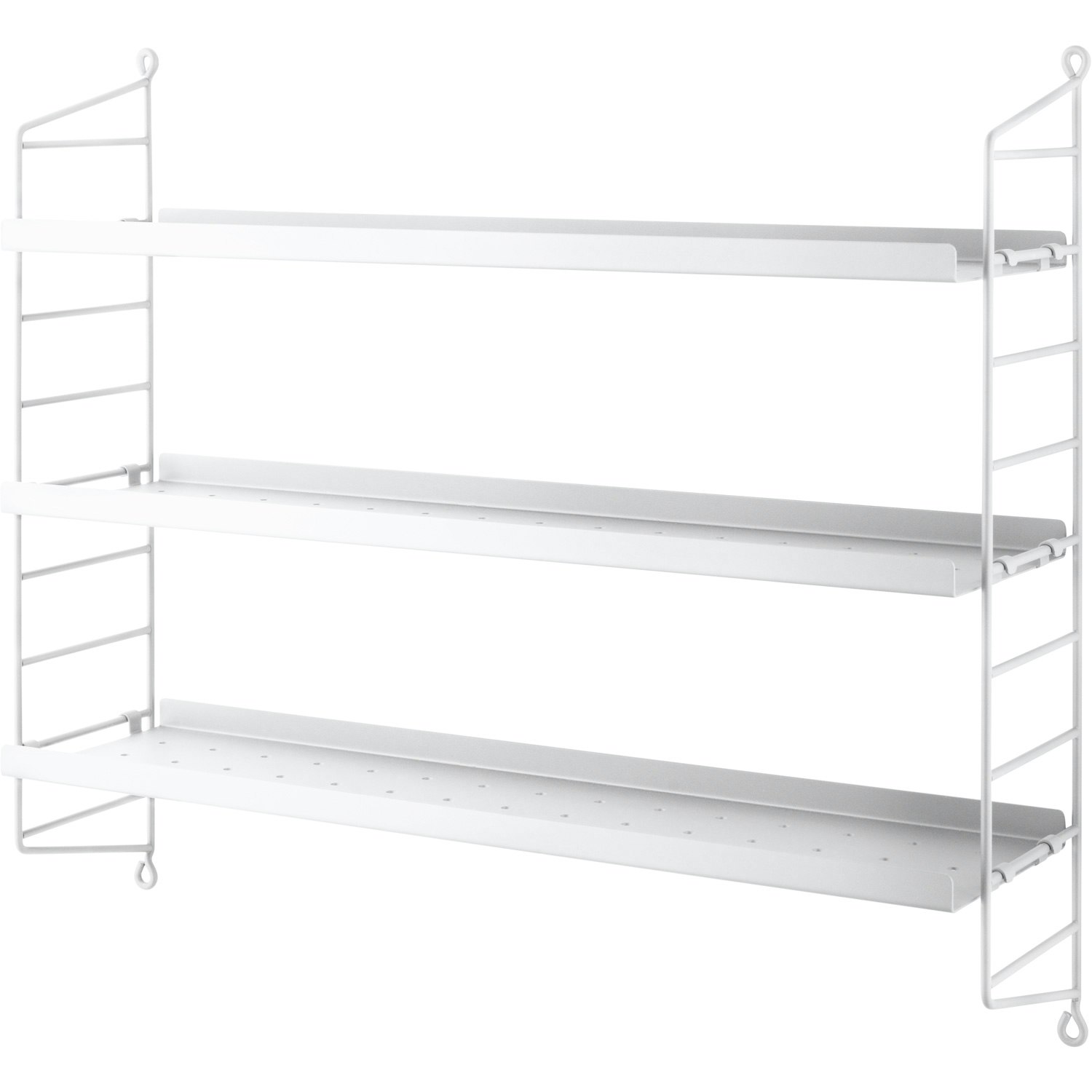 String Pocket Shelf Metal, White from String | RoyalDesign