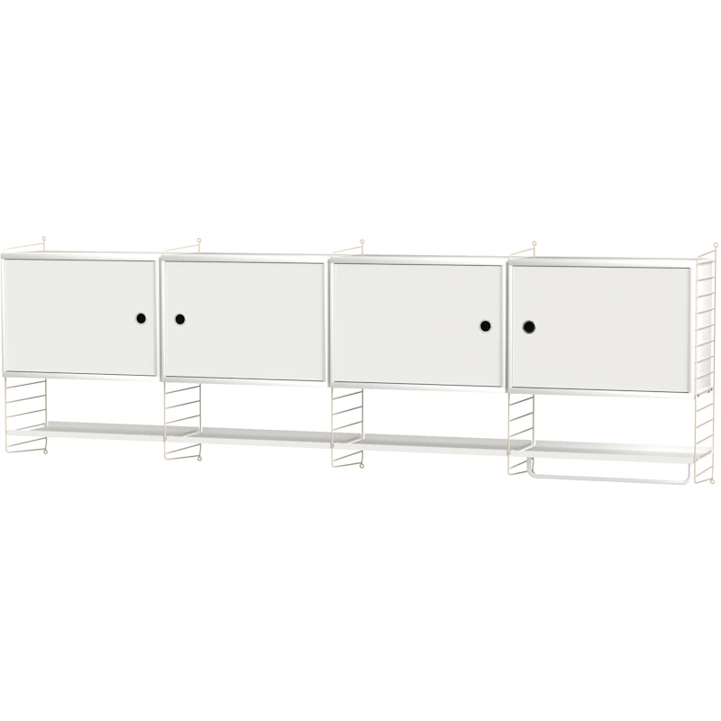 String Shelf Combination K Kitchen, White / Beige