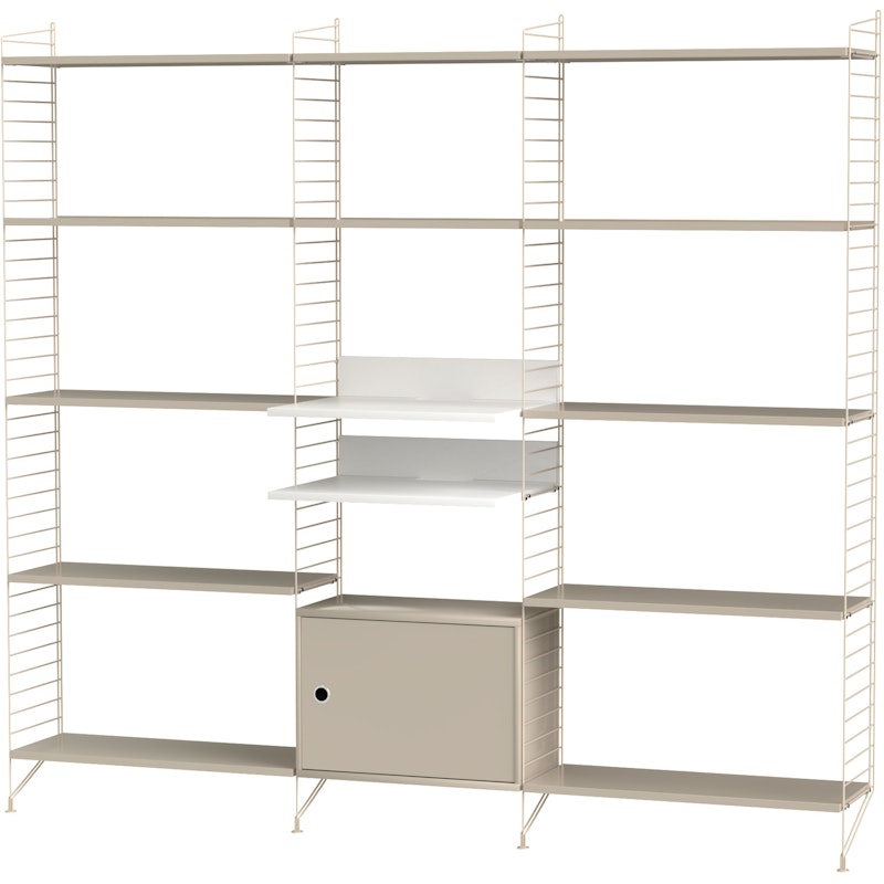 String Shelf Combination Q Living Room, Beige