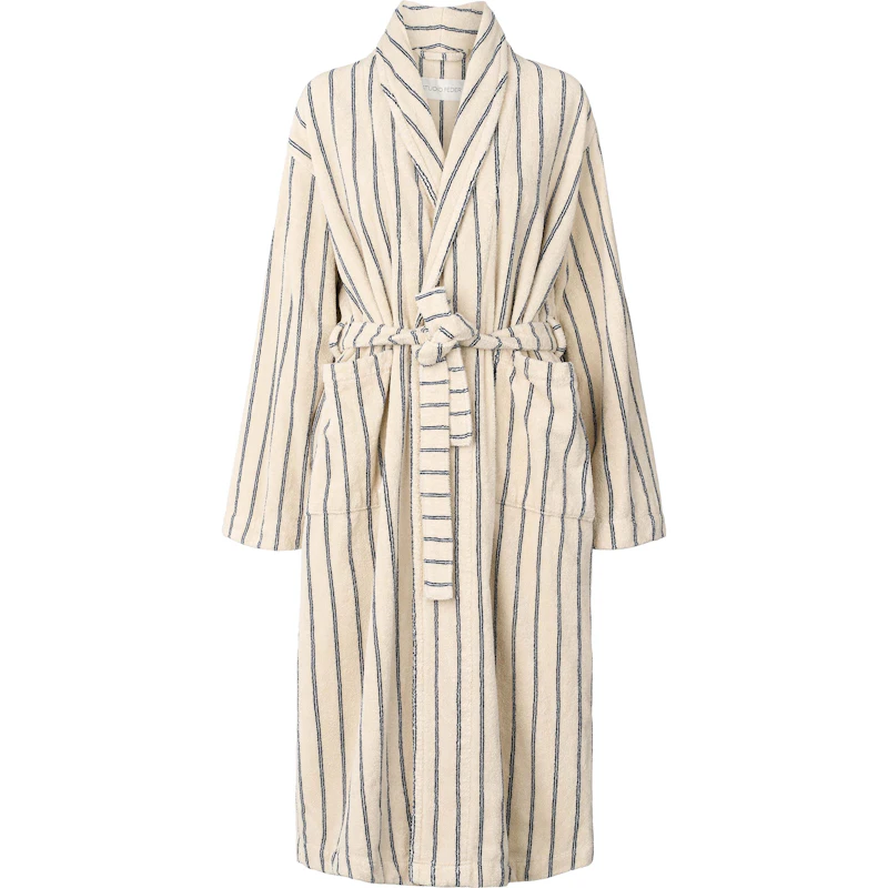 Mia Bathrobe M/L, Navy Rain