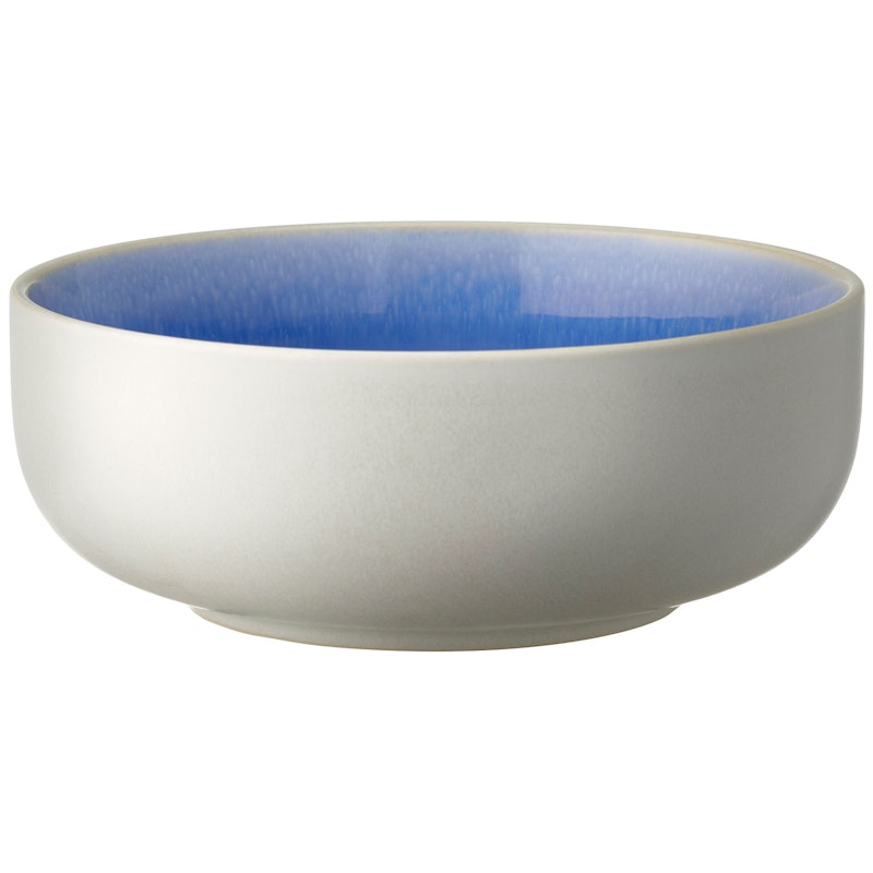 North Bowl 15 cm, Matte White/Shiny River