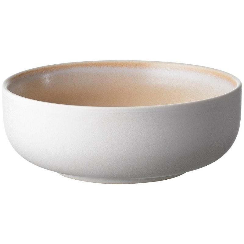 North Bowl 15 cm, Matte White/Matte Sand