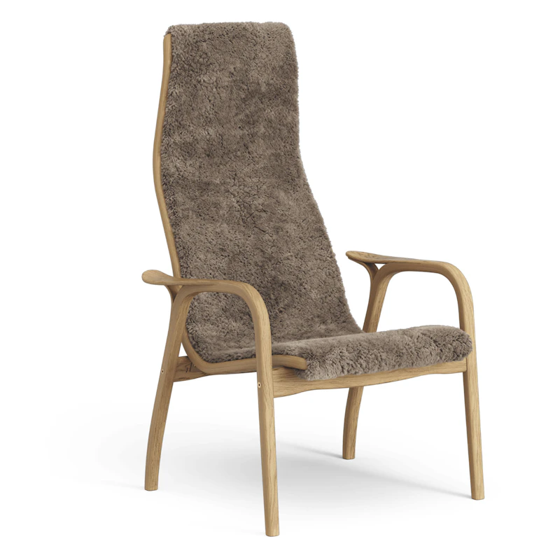 Lamino Armchair, Oiled Oak / Sheepskin Sahara