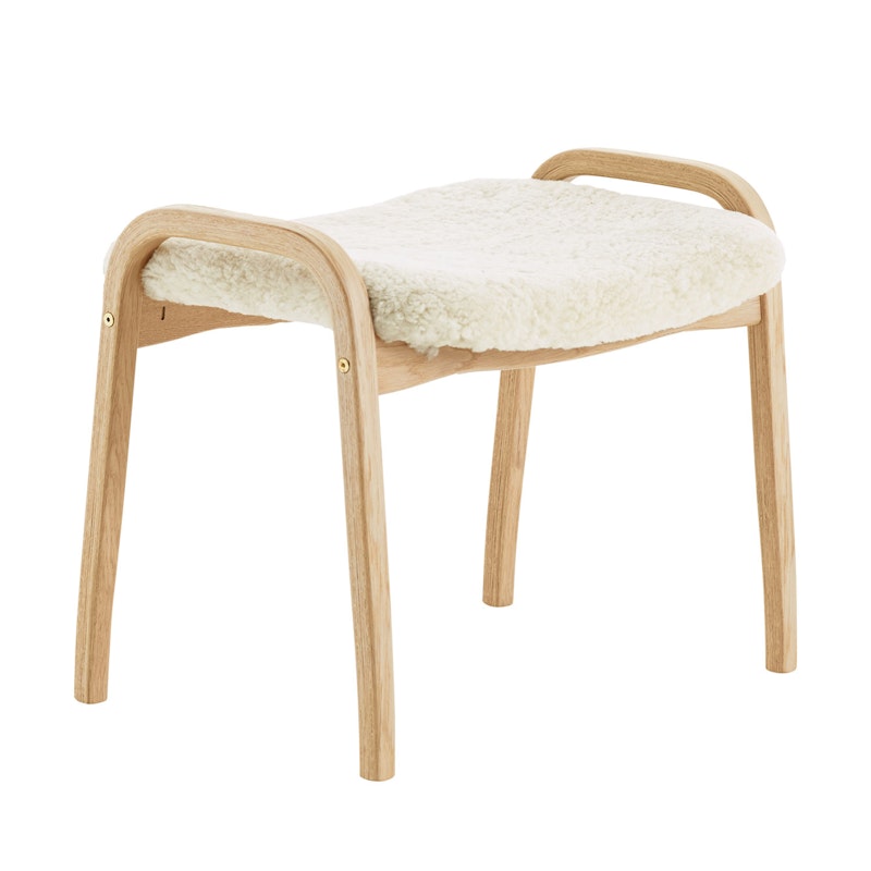 Lamino Stool Sheepskin/Beech, Moonlight