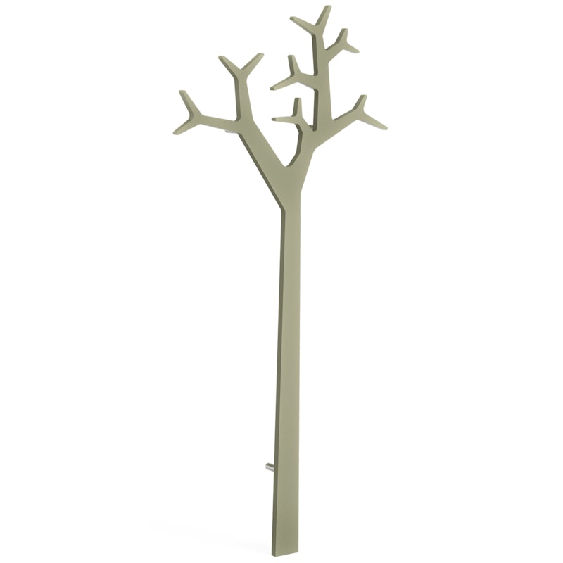 Tree Coat Rack Wall-mounted 194 cm, Moss Green