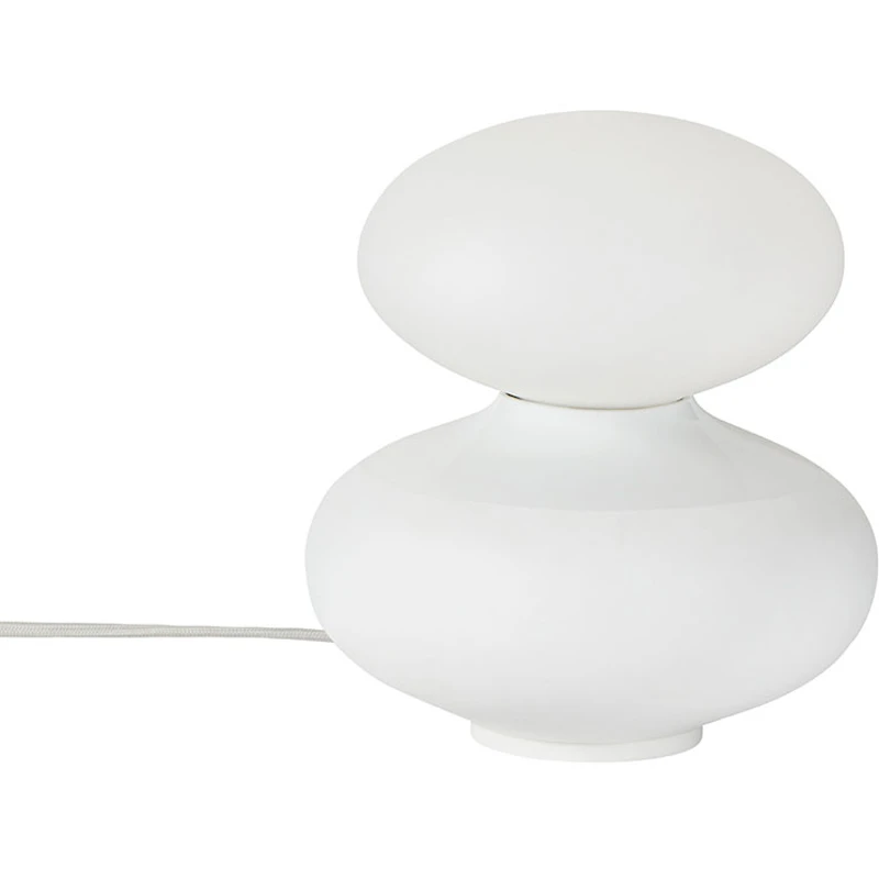 Reflection Oval Table Lamp, White