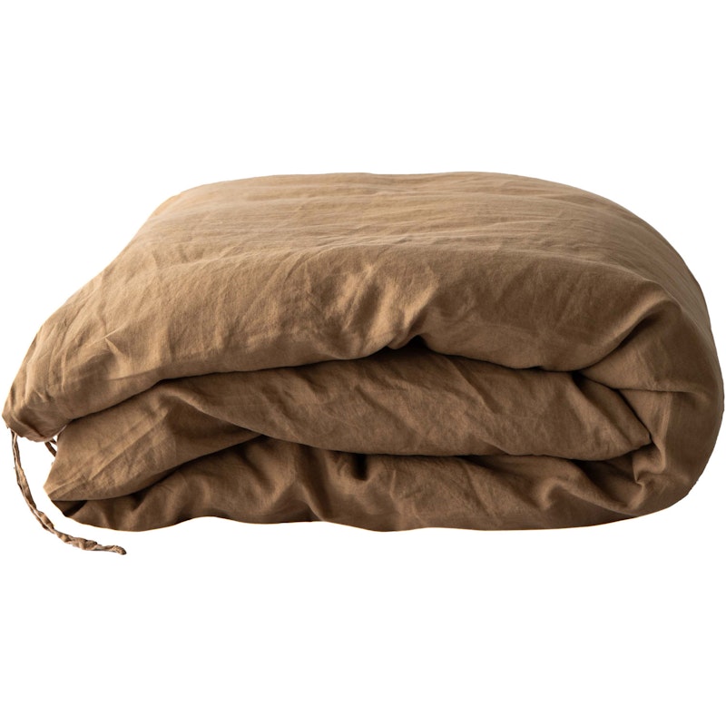 Duvet Cover Linen 150x200 cm, Hazelnut