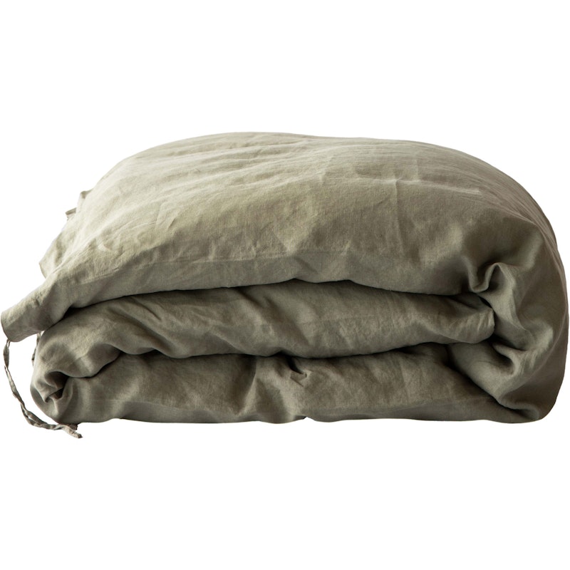 Duvet Cover Linen 150x200 cm, Olive