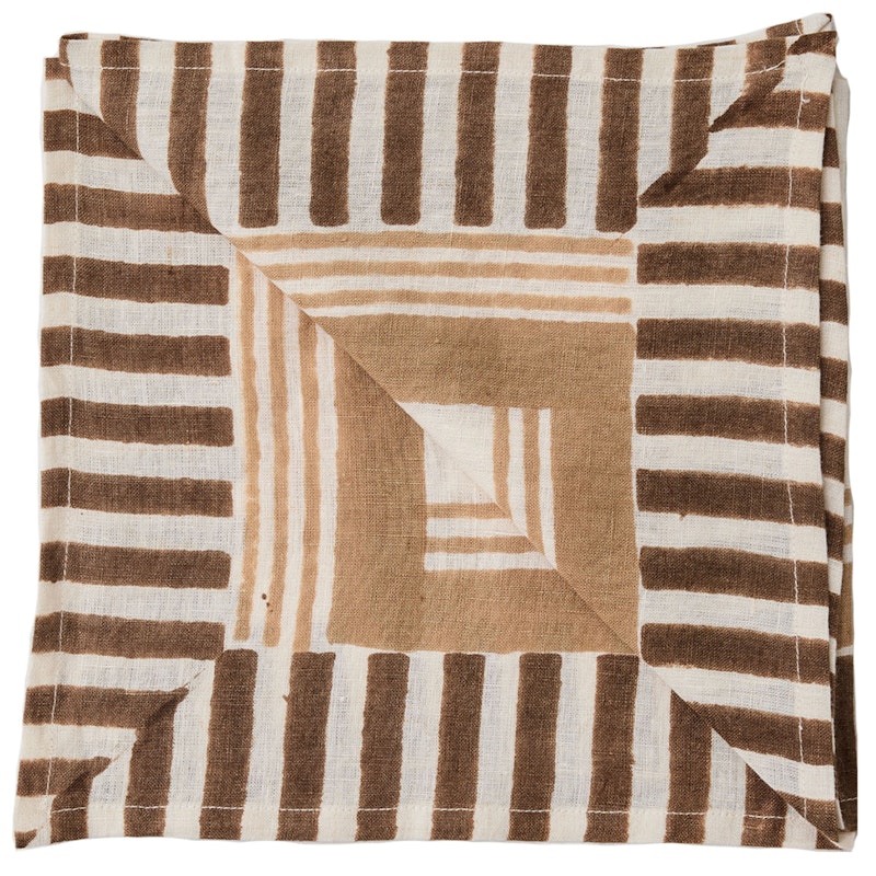 Ella Napkin 50x50 cm, Hazelnut