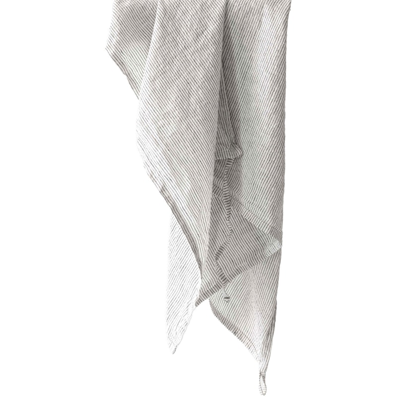 Linen Kitchen Towel 50x70 cm, Pinstripe