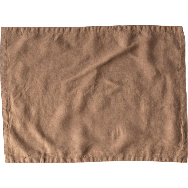 Linen Placemat 35x50 cm, Hazelnut
