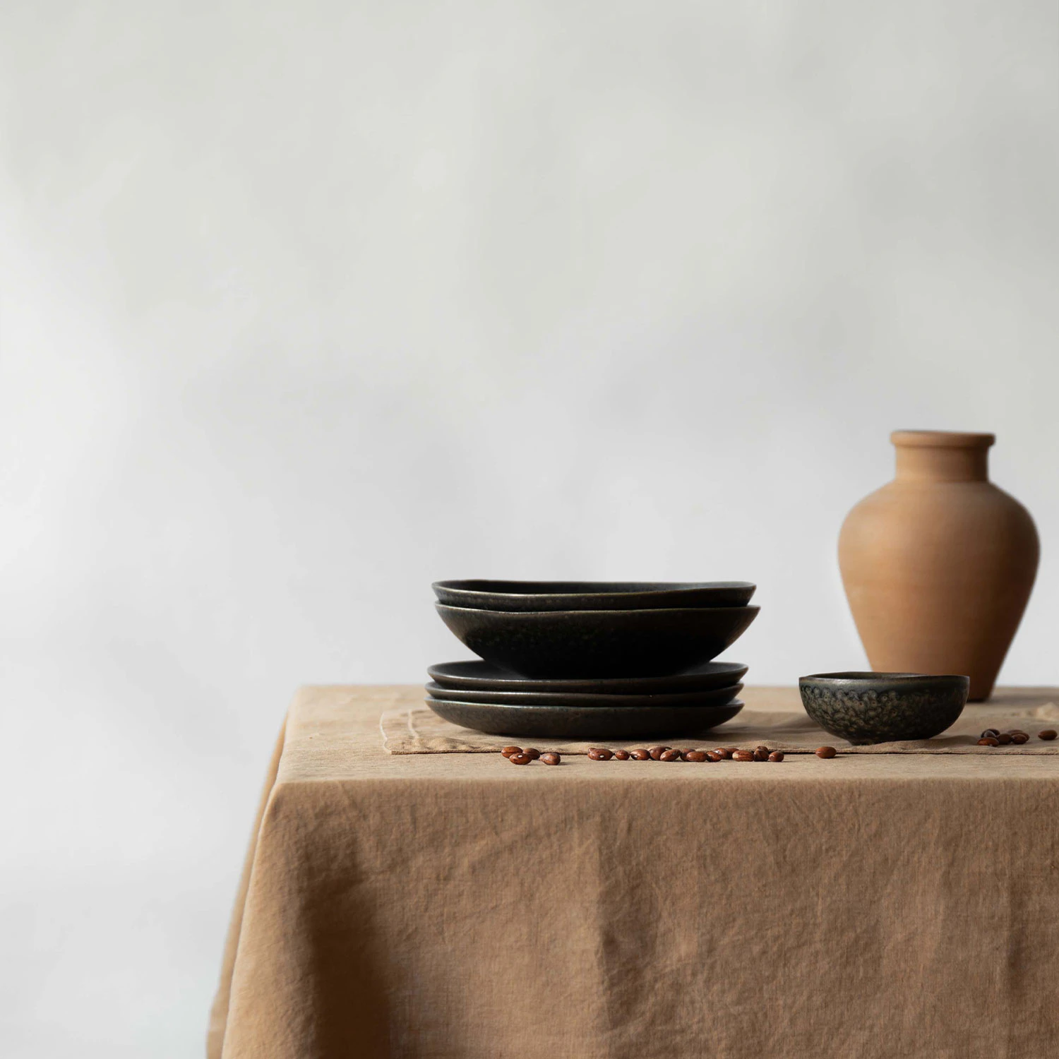 Tell Me More Linen Table Cloth - Thumbnail 2
