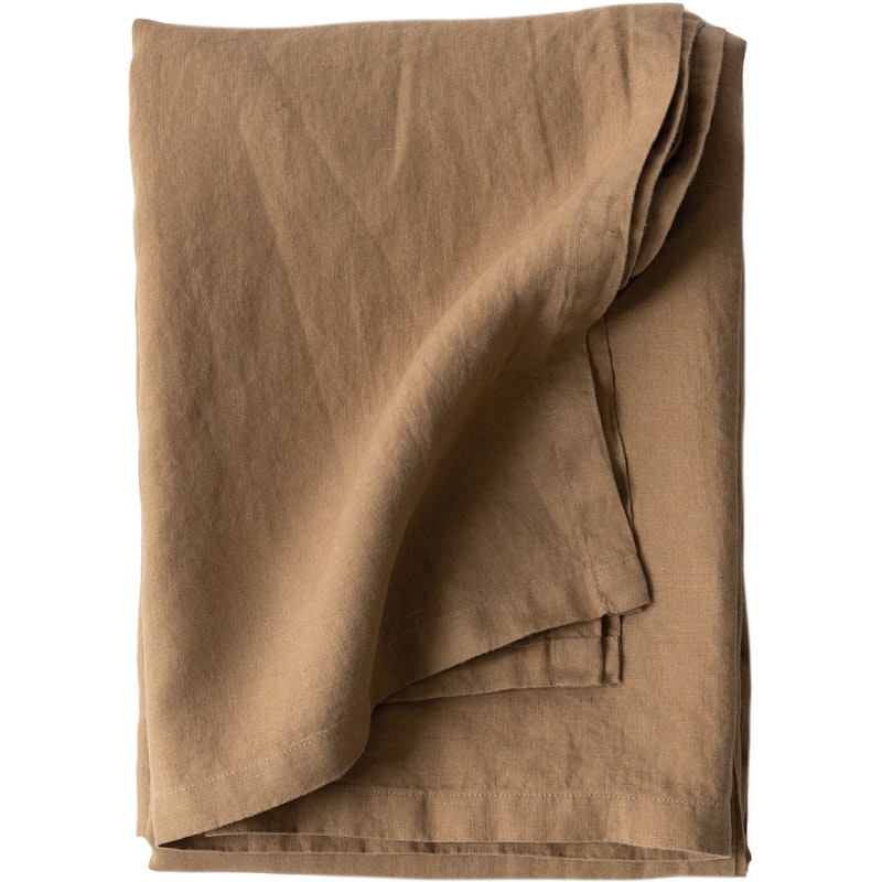 Linen Table Cloth 145x270 cm, Hazelnut