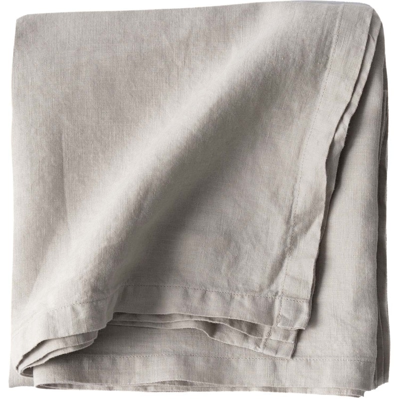 Tablecloth Linen 175x175 cm, Warm Grey