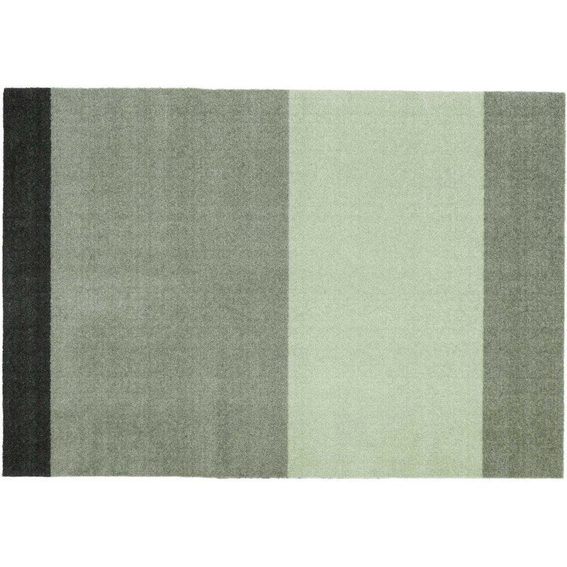 Stripes Rug Light Green / Dark Green, 90x130 cm