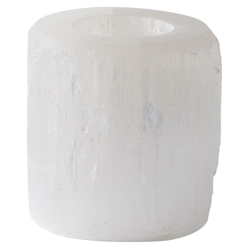 Slow Candle Holder White, 8 cm