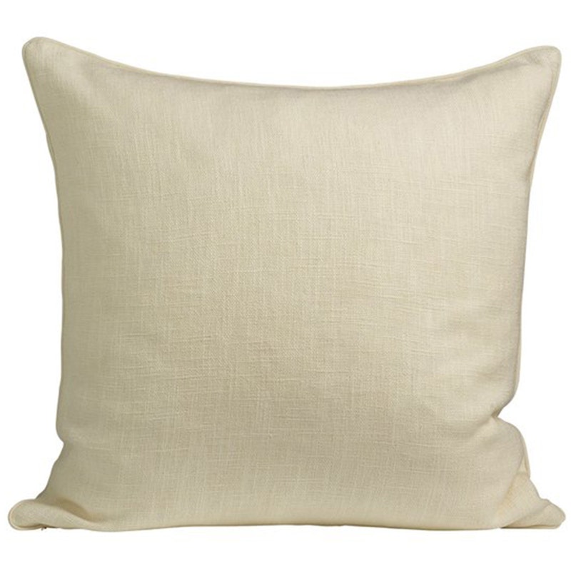 Everlin Cushion Cover 55x55 cm, Cream