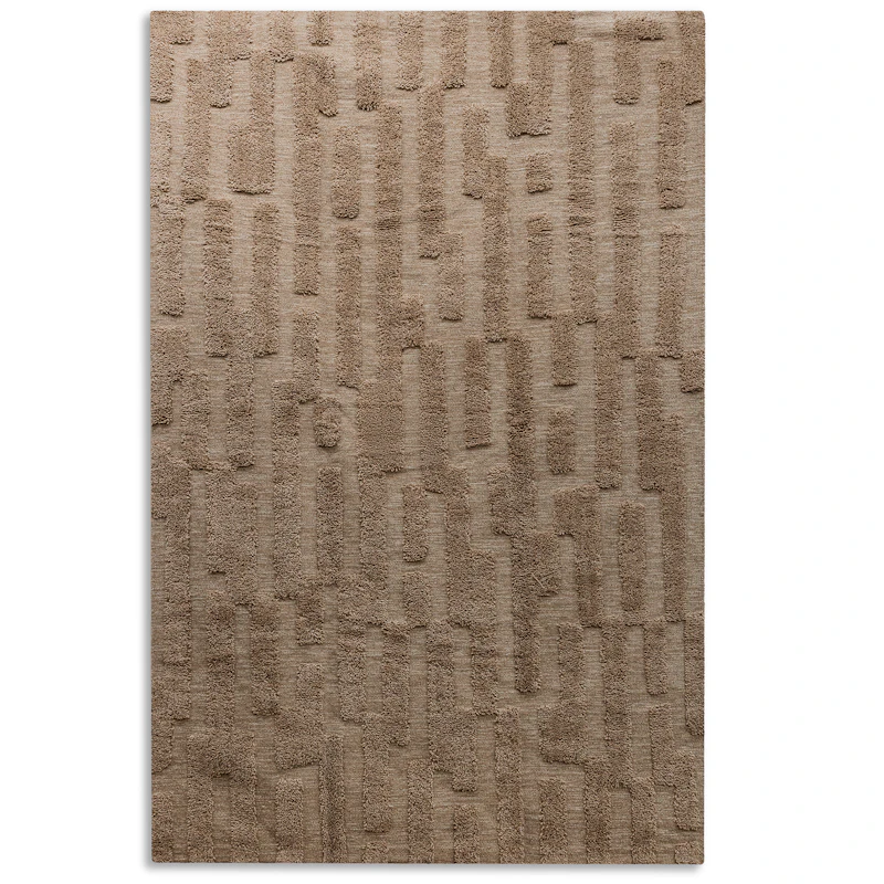 Bielke Wool Rug 200x300 cm, Dark Beige