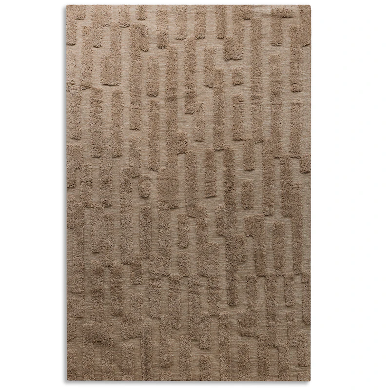 Bielke Wool Rug 250x350 cm, Dark Beige