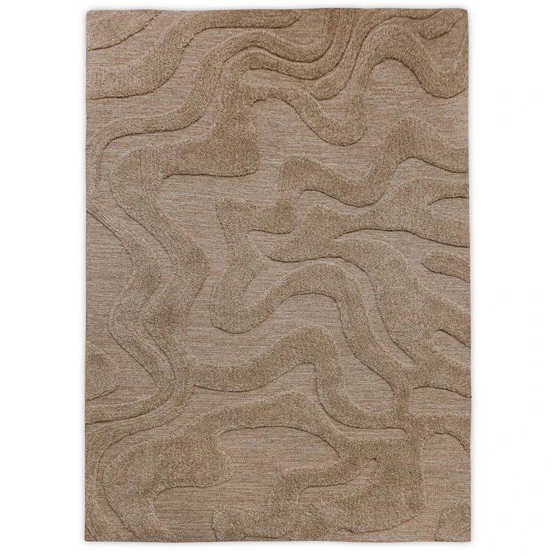 Norlander Wool Rug 200x300 cm, Beige Melange