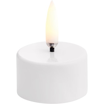 ラーセン♡パールホワイトリモージュ LED Tealight Candle, White from Uyuni | RoyalDesign