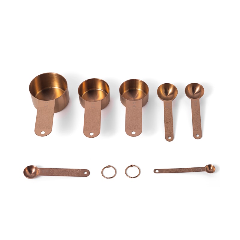 Frost Measuring Cups 7 Pieces, Copper
