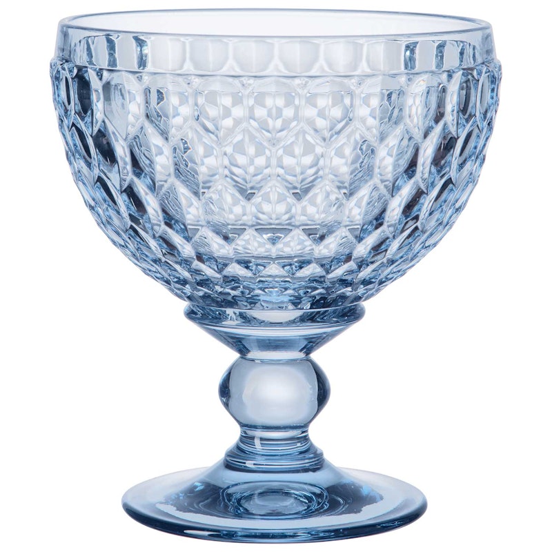 Boston Coloured Champagne Coupe 40 cl, Blue