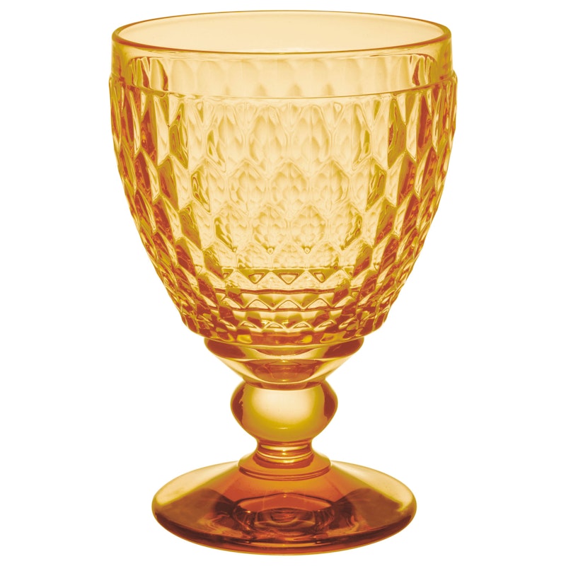 Boston Coloured Red Wine Glass 20 cl, Saffron