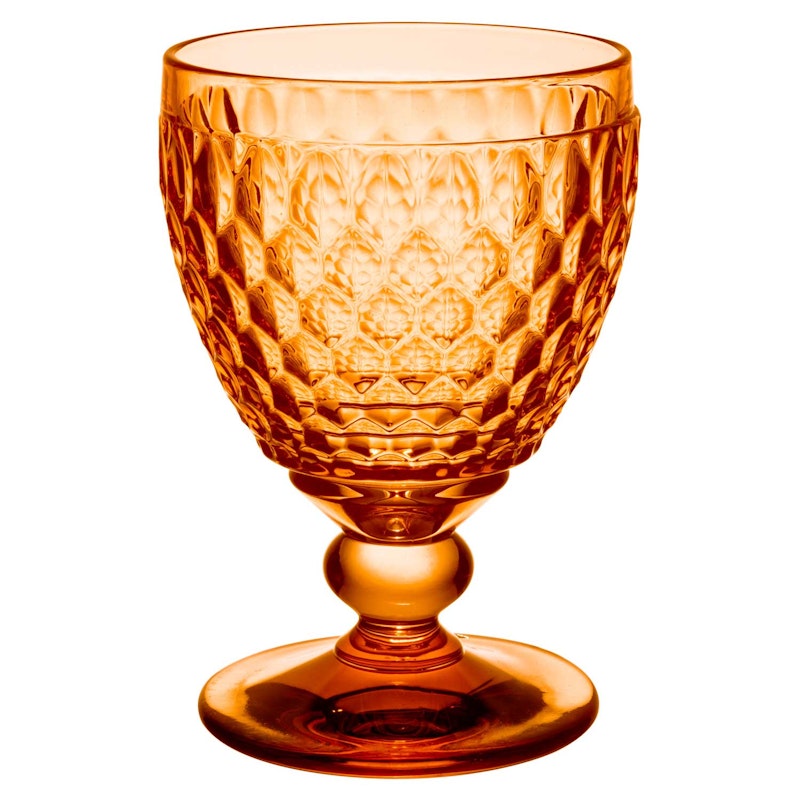 Boston Coloured Water Glass 35 cl, Apricot