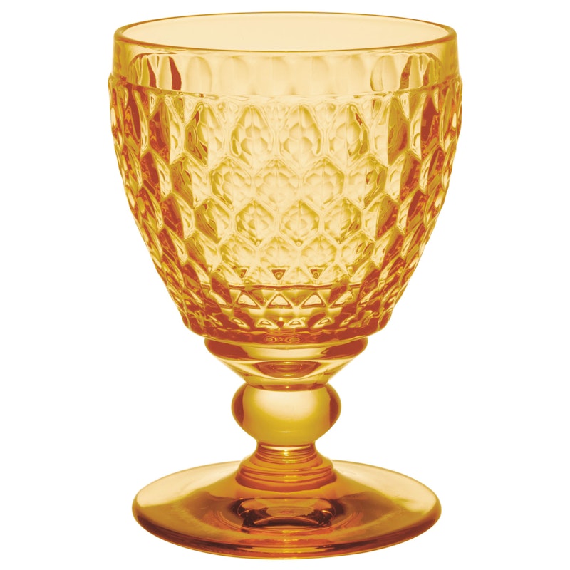 Boston Coloured White Wine Glass 12 cl, Saffron