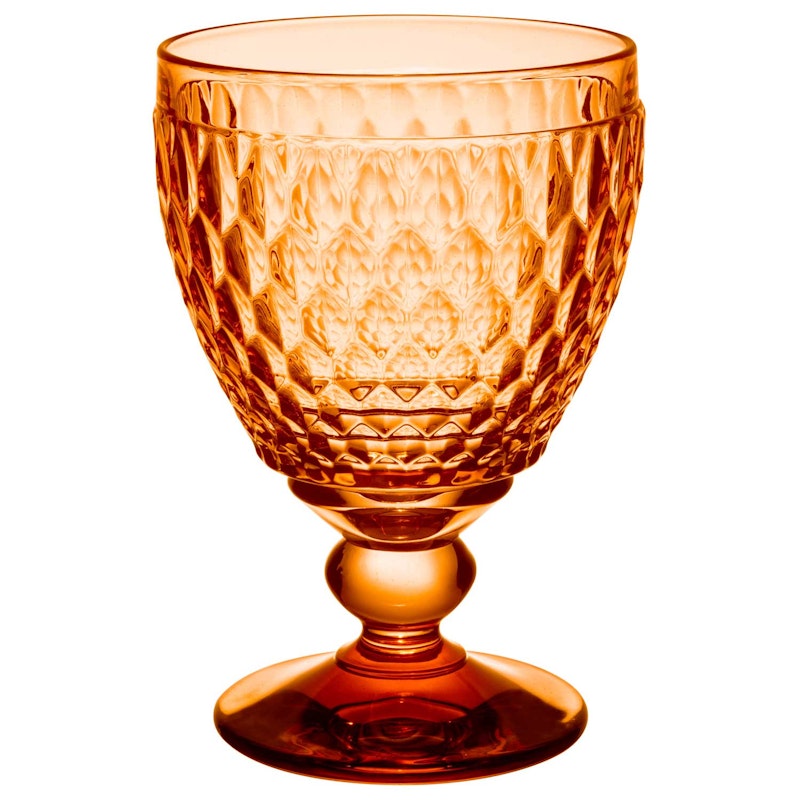 Boston Coloured Red Wine Glass 20 cl, Apricot