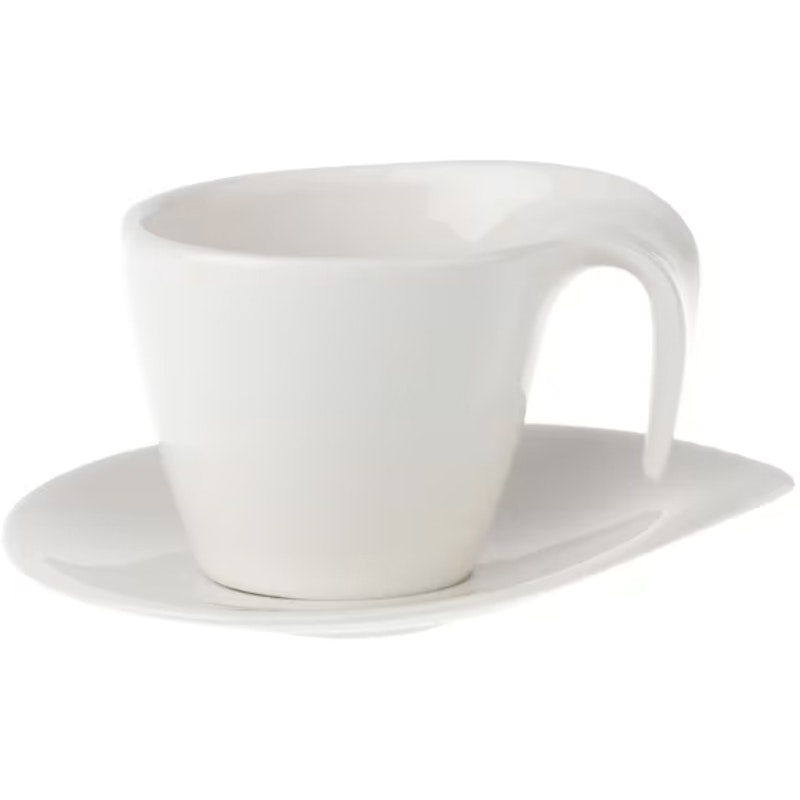 Flow Espresso Cup With Saucer