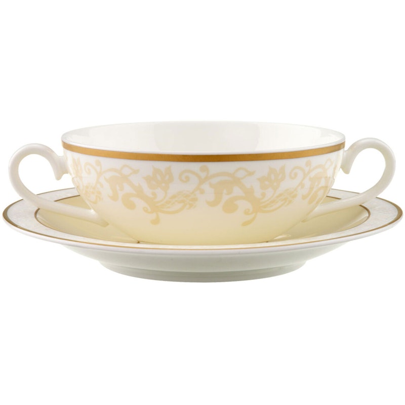 Ivoire Soup Cup With Saucer