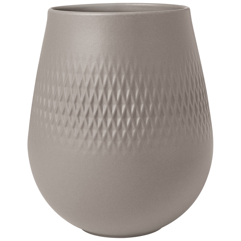 Manufacture Collier Vase Grey, 12,5x15 cm