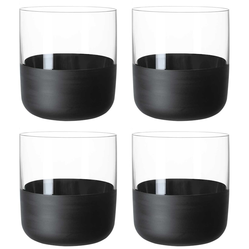 Manufacture Rock Shot Glasses 4 cl 4-pack, Black
