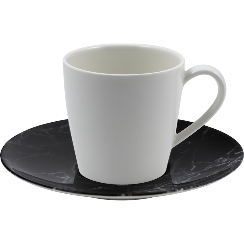 Marmory Coffee Cup With Saucer