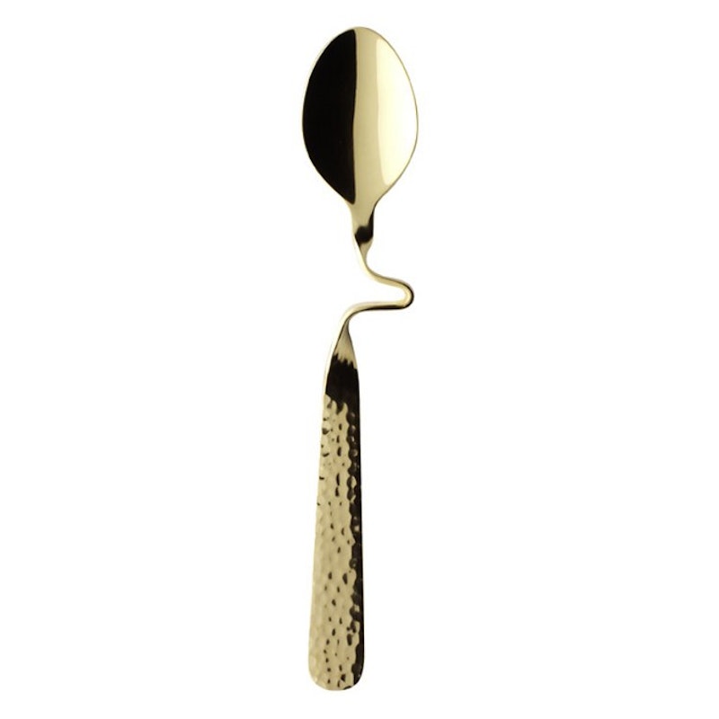 New Wave Caffè - Spoon Coffee Spoon, Gold Plated