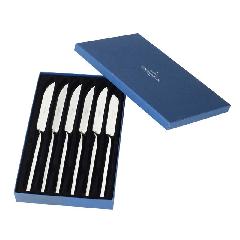 New Wave Steak Knife Set, 6 Pcs