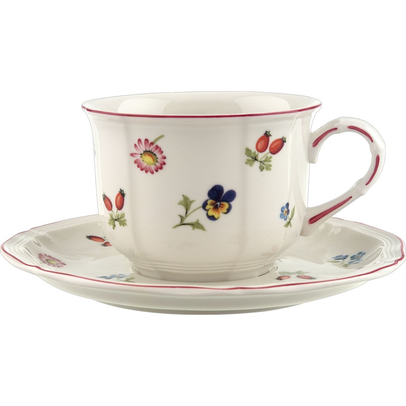 Petite Fleur Cappuccino Cup With Saucer