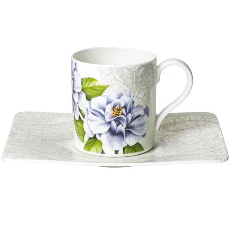 Quinsai Garden Coffee Cup With Saucer