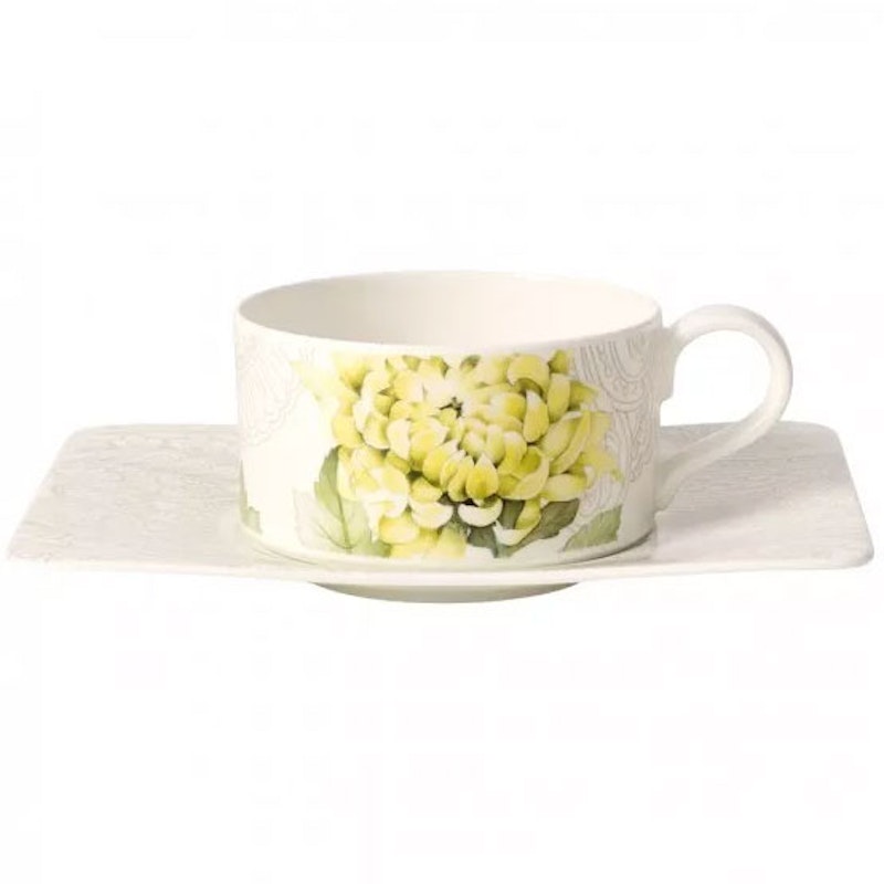 Quinsai Garden Teacup With Saucer