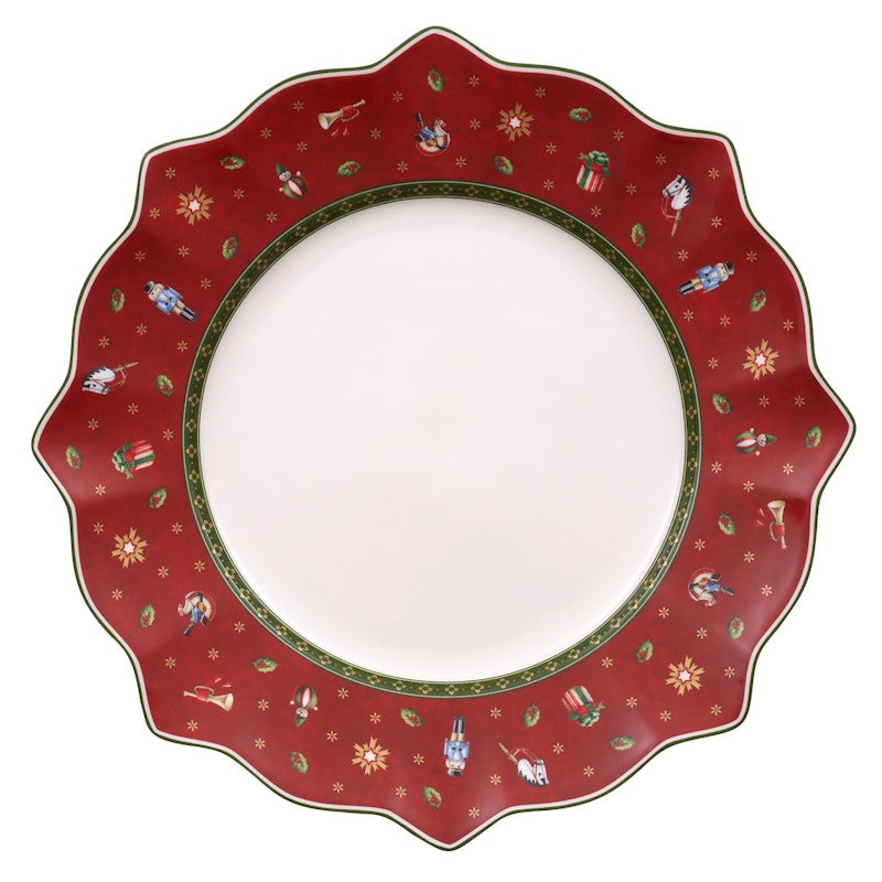 Toy's Delight Plate, Red