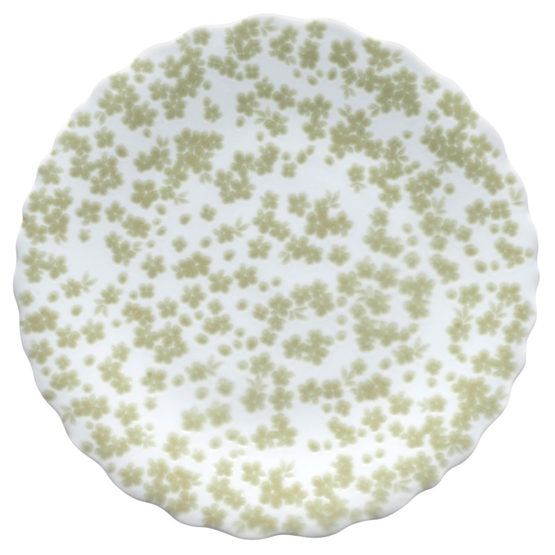 Slåpeblom Plate 21 cm, Green