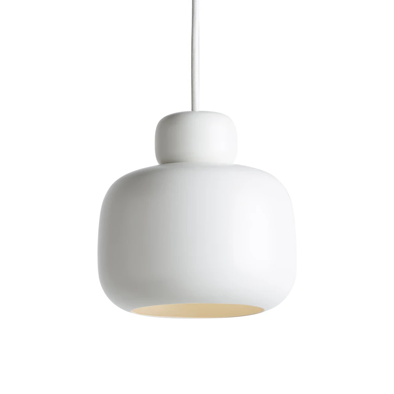 Stone Pendant S, White